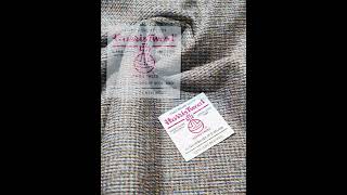 Finding Autumn in a Fabric: Brown &amp; Blue Harris Tweed 🍂🧶 #fashion #harristweed