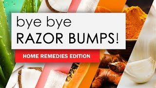 6 Home Remedies To Get Rid Of Razor Bumps Fast! - Natural Ingredients