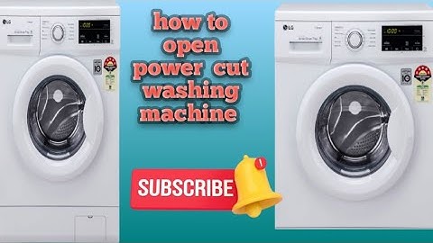 How to open Bosch front loading washing machine when power failure Power cut (Tamil)தமிழ்