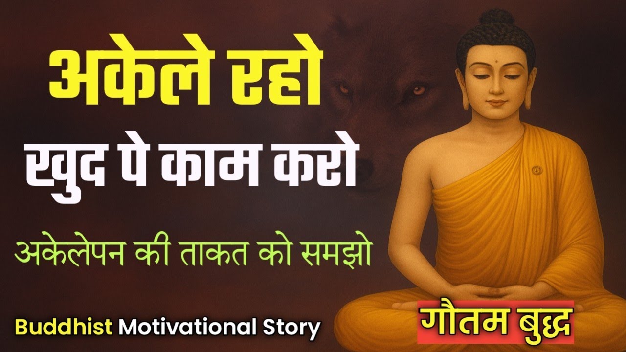 अकेले रहना सीखो वरना ज़िंदगी तुम्हें तोड़ देगी | Buddhist Motivational Story #motivation