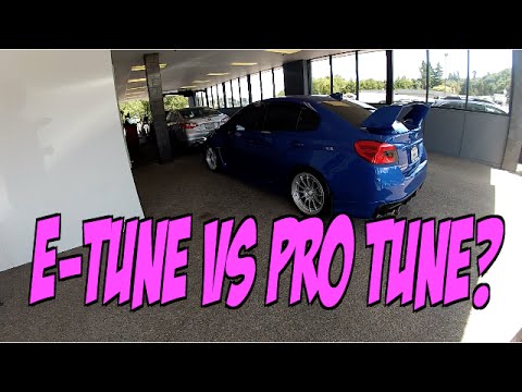 Vlog 9 2015 Subaru WRX / New Tune / Oil Change / E-Tune vs Pro Tune