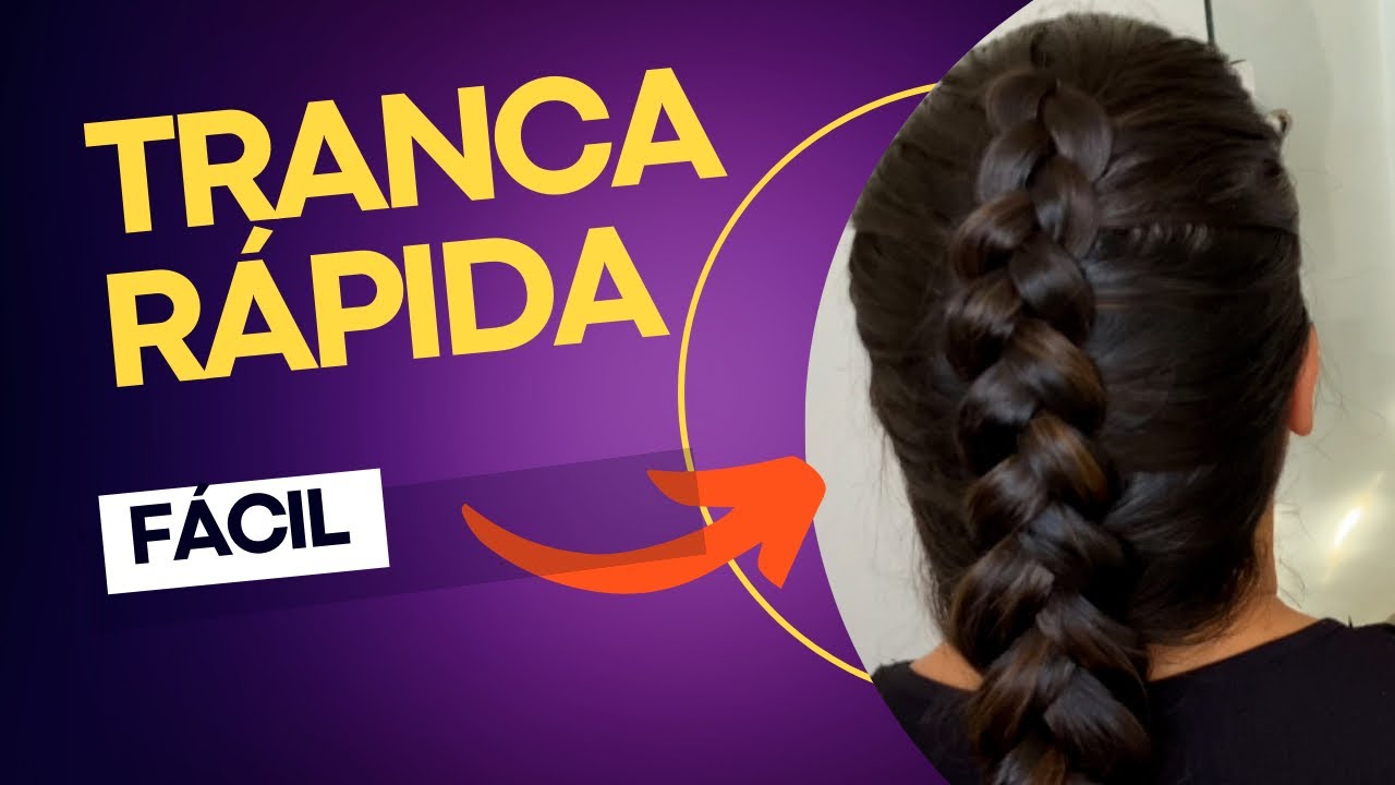TRANÇA FÁCIL - passo a passo para iniciantes - YouTube