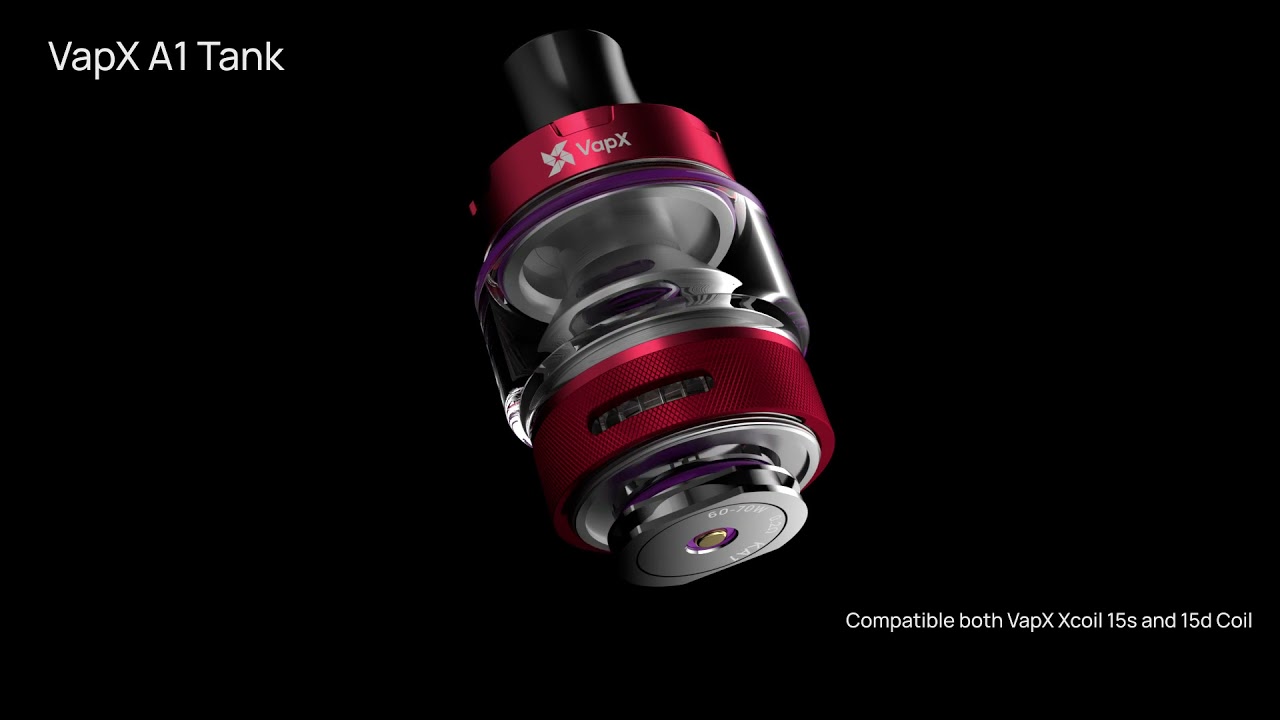 VapX A1 Tank - Compatible with Two Coils