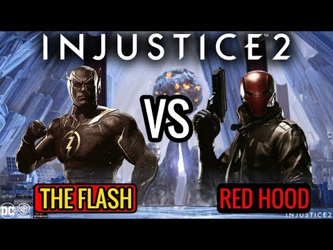 INJUSTICE 2 - FLASH VS RED HOOD ONLINE!