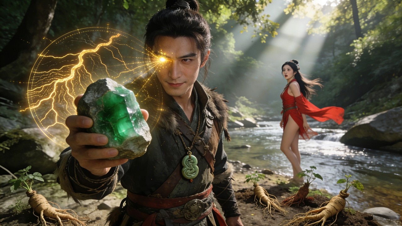 落魄獵戶覺醒祖傳玉墜透視神眼，攜手憨厚夥伴縱橫深山寶藏，從此逆襲成為富可敵國的山野傳奇！#首發新劇 #無腦劇 #完結短劇