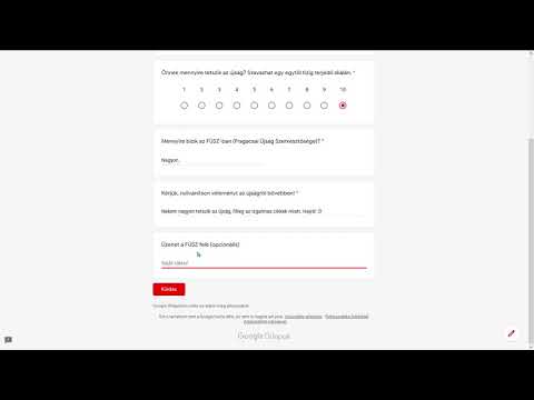 Videó: Hogyan Töltse Ki A Kérdőívet