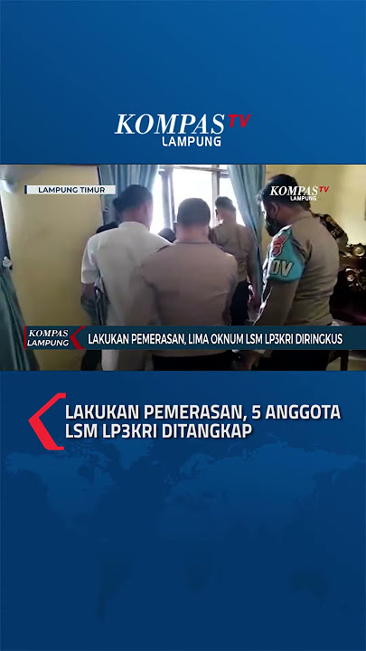 Lakukan Pemerasan, Anggota LSM LP3KRI Ditangkap