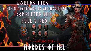 PERTAMA DI DUNIA! Alfheim Nightmare 10 Semua Modifier Video Lengkap Gerombolan Jotunnslayer Hel Flame Sister
