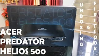 ACER PREDATOR HELIOS 500 GAMING LAPTOP UNBOXING & FIRST LOOK (FLIPKART)