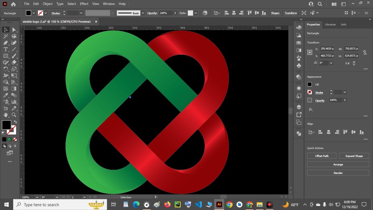 Adobe Illustrator Logo Design Bangla Tutorial | 3d And Symbol Logo 1 ...