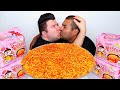 OUR FINAL VIDEO TOGETHER • CREAMY CHEESY 'CARBO' SPICY FIRE NOODLES • Mukbang & Recipe