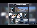 4K HD 3 Channel Dash Cam 3Lens Front Inside Rear Car DVR GPS Wifi DVR Recorder Video Registrator