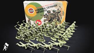 Army Men Review, Modern German Infantry, Airfix, historical toy miniatures, 1/32, 54mm