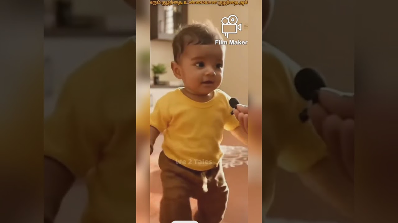 Baby talking video