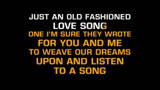 Video thumbnail of "Three Dog Night - Just An Old Fashioned Love Song (Karaoke)"