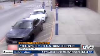 The Grinch caught on camera robbing holiday shoppers