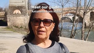 Meet our tour guide... Antonella from Rome!
