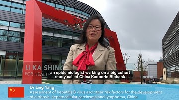 Dr Ling Yang - Chronic diseases in the Kadoorie cohort