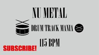 NU METAL Drum Backing Track 115 BPM (Drums Only)