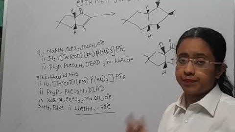 CSIR NET JUNE 2016 JUNE SYNTHESIS SYNTHETIC CONVERSION MECHANISM SOLVED PROBLEM 4 MARKS | IN HINDI |