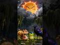 Funny Crow 😂 Saves the World by Making the Sun Smile Again ☀️💛 | #shorts #ai #trending