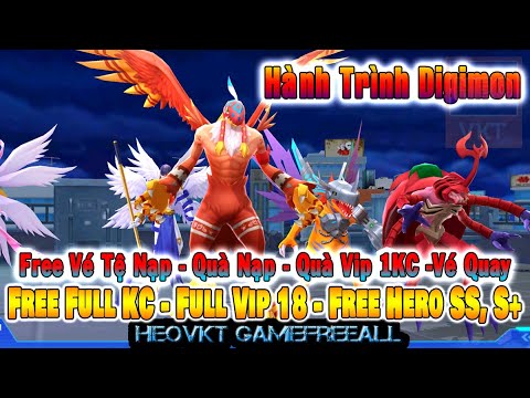 #1 GAME 2207: Hành Trình Digimon (Android,PC) | Free Max KC – Max Vip 18 – Vé Tệ – Quà Vip 1KC [HEOVKT] Mới Nhất