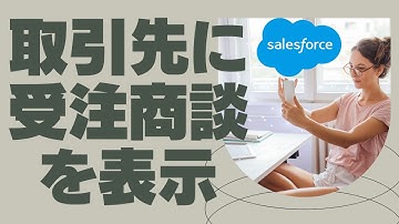Salesforce 取引先に受注した商談を表示する