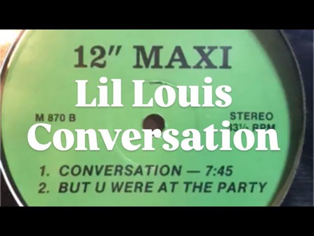 Lil' Louis - 6 A.M. edit ハウスDJ必須12inch！ Lil Louis - 6:00A.M. (DJ's Long edit ver.) - YouTube