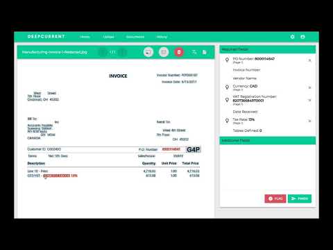 DeepCurrent - Intelligent Data Capture