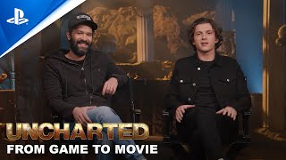 Uncharted From Game To Movie Tom Holland And Neil Druckmann In Cinemas 17Th February
