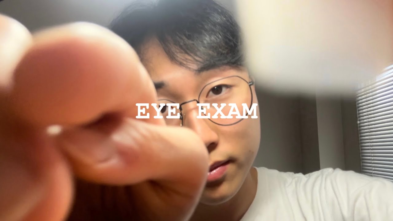 ASMR *detailed* eye exam