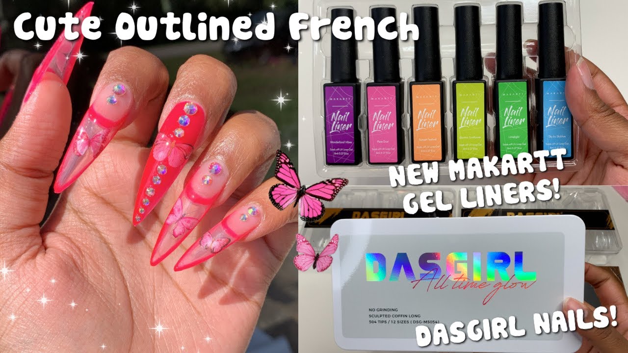 NEW Makartt Gel Liners | Testing DASGIRL Gel Nails | Aprés Dupe Method