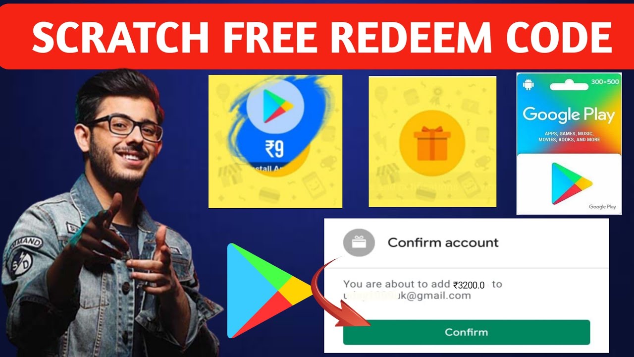 Google Play Gift Card Earning App Free Redeem Code New Redeem Code