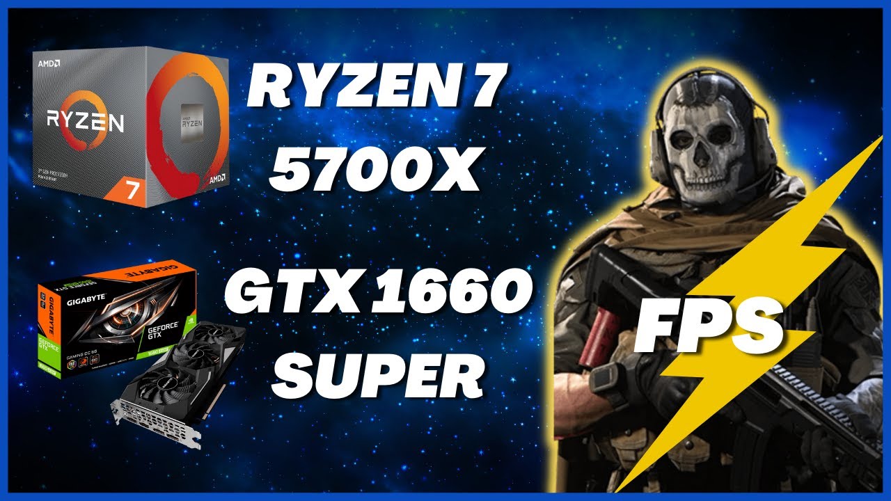 RYZEN 7 5700X + GTX 1660 SUPER Test in 4 Games #1
