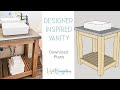 DIY Bathroom Vanity Inspired By Popular Designer