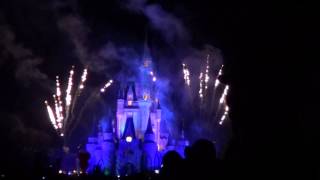 Mickey's Very Merry Christmas Party Fireworks  Magic Kingdom, Disneyworld 2012