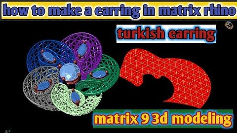 how to make a turkish earring with matrix 9