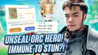 UNBOXING ORC HERO CARD! ANTI STUN For Odin CUP! - Ragnarok Origin Global