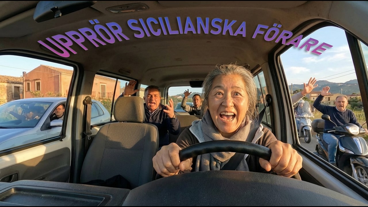 SICILIANSK ROAD-RAGE, MAT OCH VIN