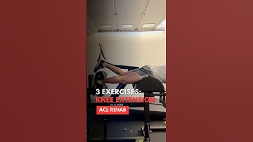 3 EXERCISES: TERMINAL KNEE EXTENSION