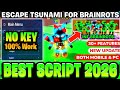[🌋 NEW] Escape Tsunami For Brainrots Script *NO KEY* | DUPE | AUTOFARM LUCKY BLOCKS | MOBILE &amp; PC