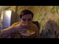 МУКБАНГ ДОМАШНИЙ ОБЕД / ЖАРЕНАЯ КАРТОШКА НА САЛЕ / RUSSIAN MUKBANG