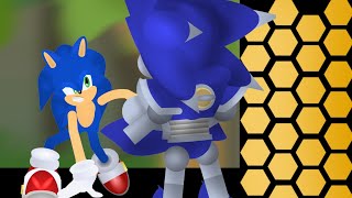 [Unfinished Project] Sonic vs Metallix  Stick Nodes Animation
