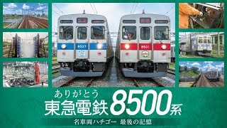 ありがとう 東急電鉄8500系【サンプル動画】ハチゴー｜赤帯｜青帯