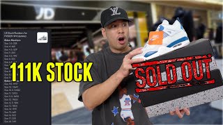 NOT AS EASY COP !!! JORDAN 4 MILITARY BLUE ONLY 111K STOCK