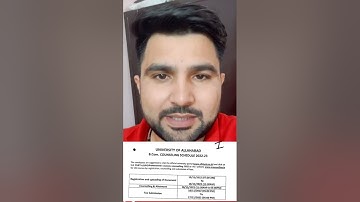 Allahabad University Latest Update🔥🔥 | Good News AU Schedule is Out | CUET Adda247