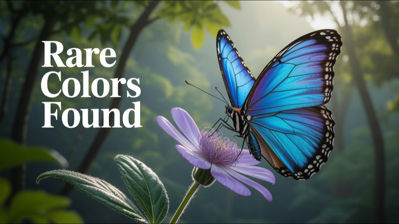 Nature’s Rarest Colors: The Secret Science Behind Blue and Violet