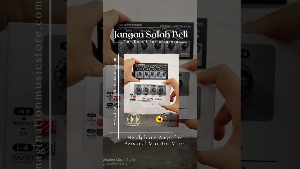 Kenali Perbedaan Headphone Amplifier & Personal Monitor Mixer 