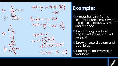 1 Conical Pendulum and Banked Corners