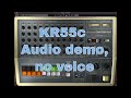 KR55C from @CherryAudiovst , audio demo, no voice